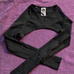 Gymshark Black Long Sleeve shrug